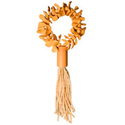 Colar de Cascas de Jacaranda Off White 80 cm 