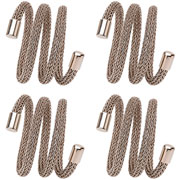 Argola de guardanapo em ferro Spira 4 peças 