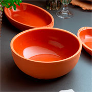 Bowl de cerâmica Maia terracota 23 cm 