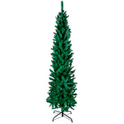 Árvore de natal Slim verde 180x56 cm 