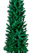 Árvore de natal Slim verde 180x56 cm 