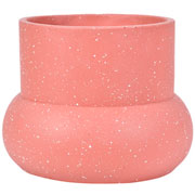 Cachepot em cimento marrom 15x13 cm 