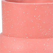 Cachepot em cimento marrom 15x13 cm 