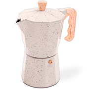 Cafeteira Italiana aluminio Verona para 6 xícaras Vanilla 300 ml 