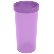 Copo com tampa Nutri Lilás  500 ml 