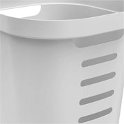 Cesto de roupa Cub flex branco 46 litros 
