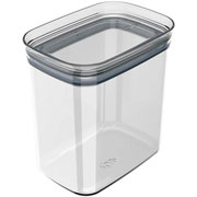 Pote hermético de acrílico Block retangular 1,5 litros 