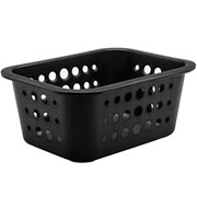 Cesta organizadora preto 18x14 cm 