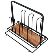 Porta copo de mesa aço black para 06 copos 