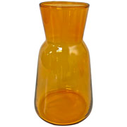 Vaso de vidro Vênus âmbar 17x06 cm 
