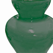 Vaso de vidro Osaka Verde Cintilante 11x15 cm 