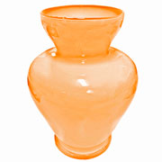 Vaso de vidro Osaka Âmbar 11x15 cm 