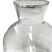 Vaso de vidro Singapura Transparente 10x13 cm 