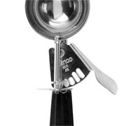 Colher de inox para sorvete com injetor 06 cm 