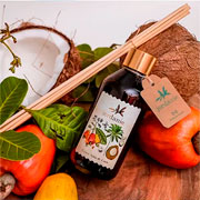 Óleo Difusor de Aromas vegano Jordanie Caju e Água de Coco 200 ml 