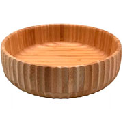 Bowl de Bambu Canelado 22x06 cm 