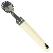 Carretilha de inox fecha massa 19x04 cm 