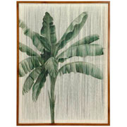Quadro em canvas Taípe A branco e verde 75X100 cm 