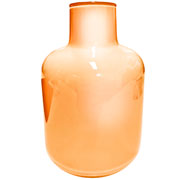 Vaso de vidro Egito âmbar 10x14 cm 