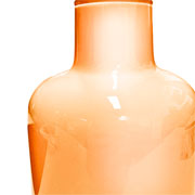 Vaso de vidro Egito âmbar 10x14 cm 