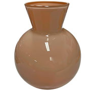 Vaso de vidro Singapura Cappuccino 10x13 cm 