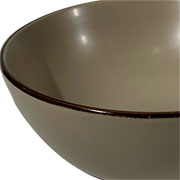 Bowl de Cerâmica Adorn Bege 18 cm 