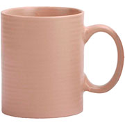 Jogo de canecas em cerâmica denny creme  320 ml 6 peças 