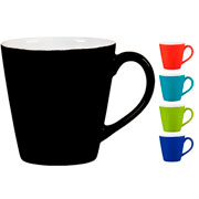 Caneca de cerâmica Flat Random Colors 405 ml 