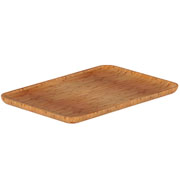 Bandeja de bambu quadrada 35x25 cm 