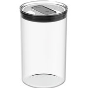 Pote hermético redondo de acrílico duo lock 1 litro. 