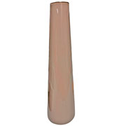 Vaso de vidro Londres nude 11x35 cm 