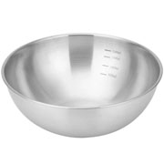 Bowl de inox com medidor 25 cm 