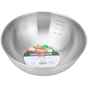 Bowl de inox com medidor 25 cm 