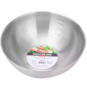Bowl de inox com medidor 28 cm 