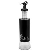 Azeiteiro e vinagreiro de vidro Black com dosador  360 ml 