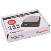 Balança digital de cozinha preta 18x13 cm 