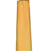 Vaso de vidro Londres âmbar 11x35 cm 