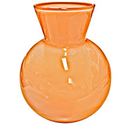 Vaso de vidro Singapura Âmbar 10x13 cm 