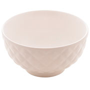 Bowl de porcelana Diamond branco 11x06 cm 