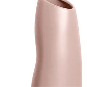 Vaso em cerâmica Silueta II cappuccino fosco 22x37 cm 