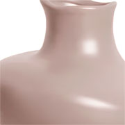 Vaso em cerâmica Movimento II Cappuccino fosco 22x21 cm 