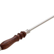 Abafador de vela em latão Classic com cabo de madeira 32 cm 