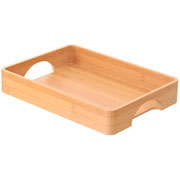 bandeja de bambu com alça Brisa 