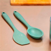Colher de Silicone Flex Verde 27,5 cm 