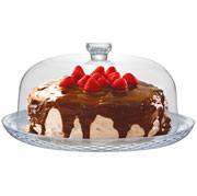 Boleira de vidro com tampa Home Special 30x16 cm 