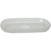 Bandeja de Acrílico Retangular Bolhas Verde 35x21 cm 