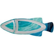 Petisqueira de Melamina Peixe Multicolor 39x13 cm 
