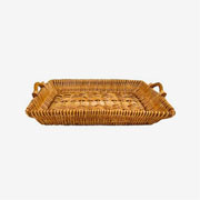 Bandeja de palha retangular caramelo 65x46 cm 