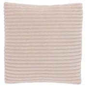 Almofada de poliéster canelada off white 45 cm 