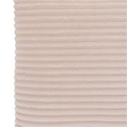 Almofada de poliéster canelada off white 45 cm 